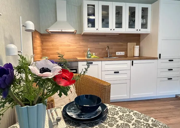Sonnige Souterrain-ferienwohnung ساسنيتز